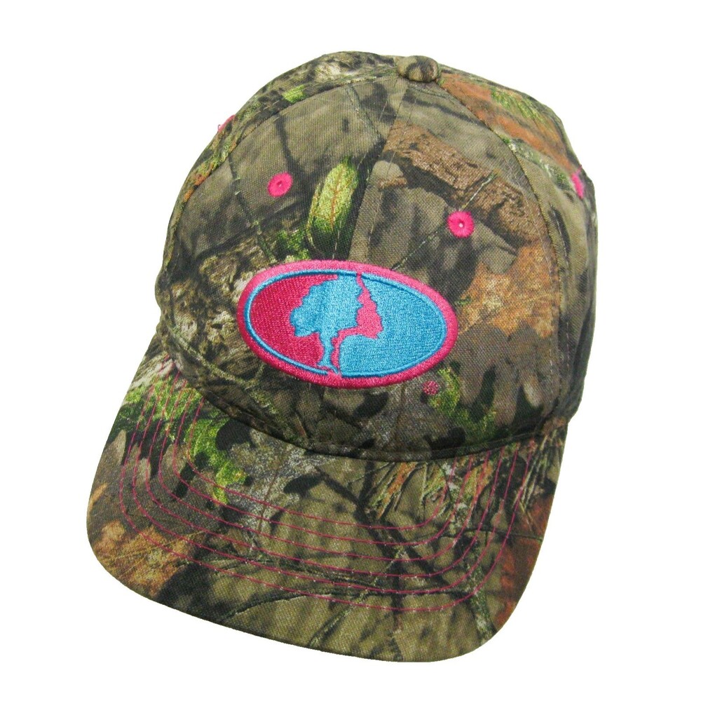Mossy Oak Womens Natural Camo Baseball Cap Hat Adjustable Camouflage Hunting